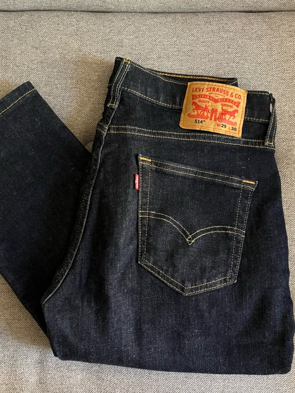 Levi’s 514 low rise straight jeans 29